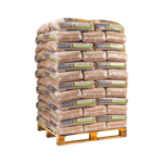Granulés de bois HP+ - Piveteau - Palette de sacs de 15kg | Palette 72 sacs