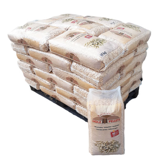 Demi-palette-Moulin-Bois-Energie-1 GRANULÉS DE BOIS Holz Westerwalder 1/2 Palette de 36 Sacs de 15kg soit 540kg – Image 1