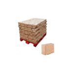 Bûches compressées - 270 bûches - 100% écologique - Fabrication locale - Bois 100% français