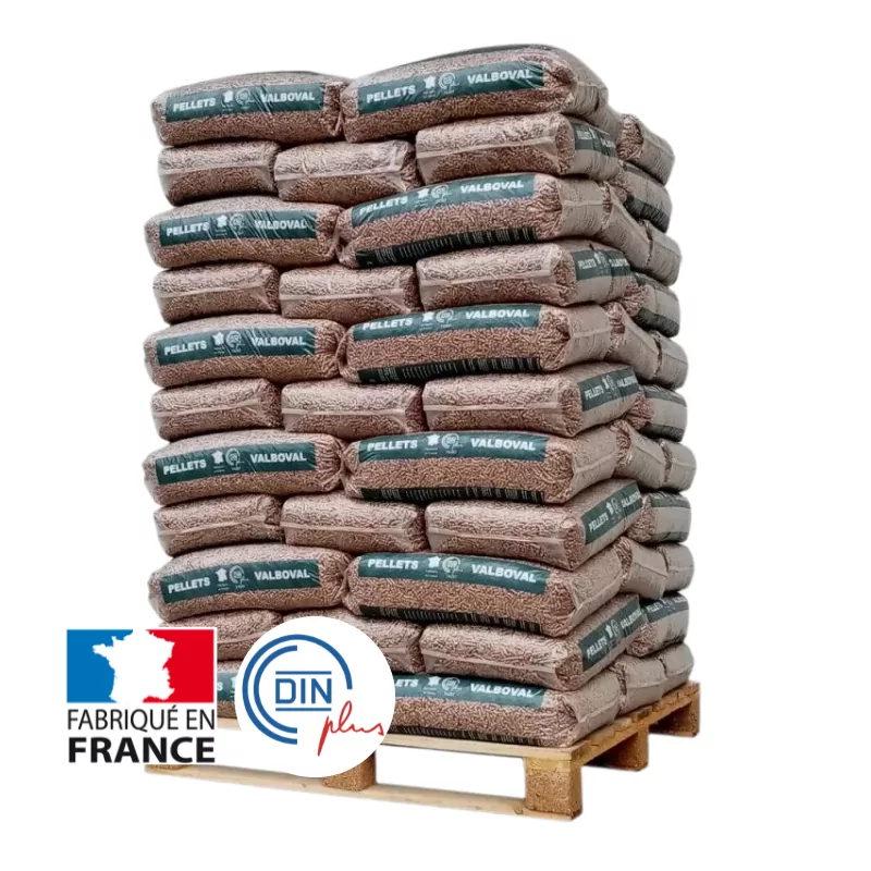 granules_de_bois_premium.webp Granulés bois Premium par palettes de sacs de 15 kg – x130 – 2 Palletes – Image 1