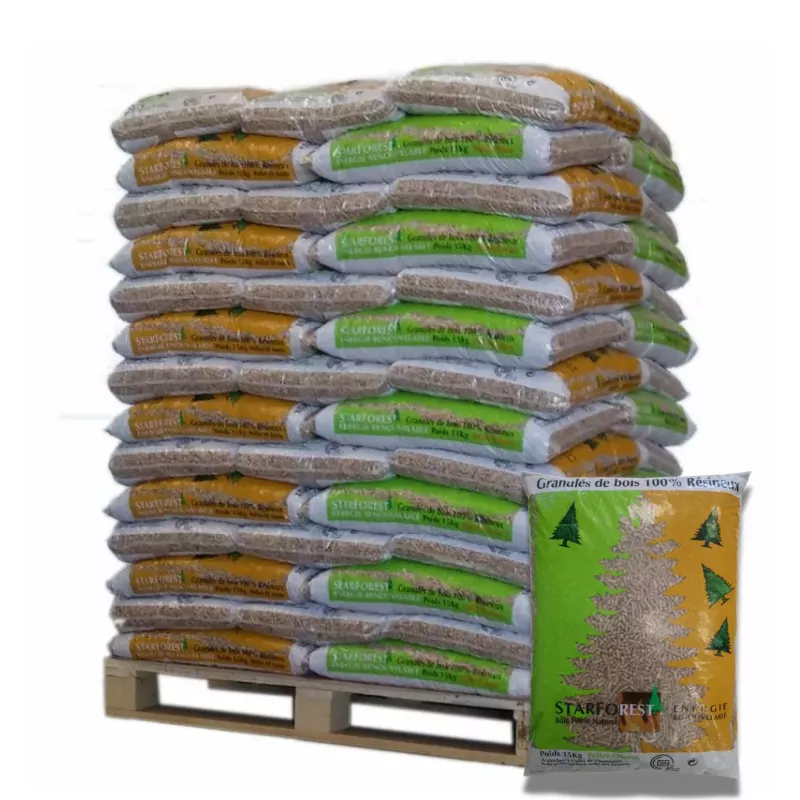 pellet-starforest-palette-de-70-sacs-de-15-kg Pellet Starforest - Palette de 70 sacs de 15 kg* – Image 1